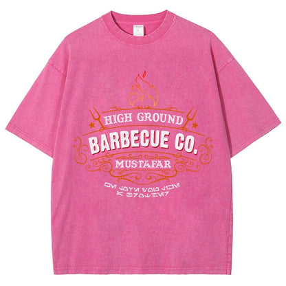 High Ground BBQ Vintage Distressed T-shirt