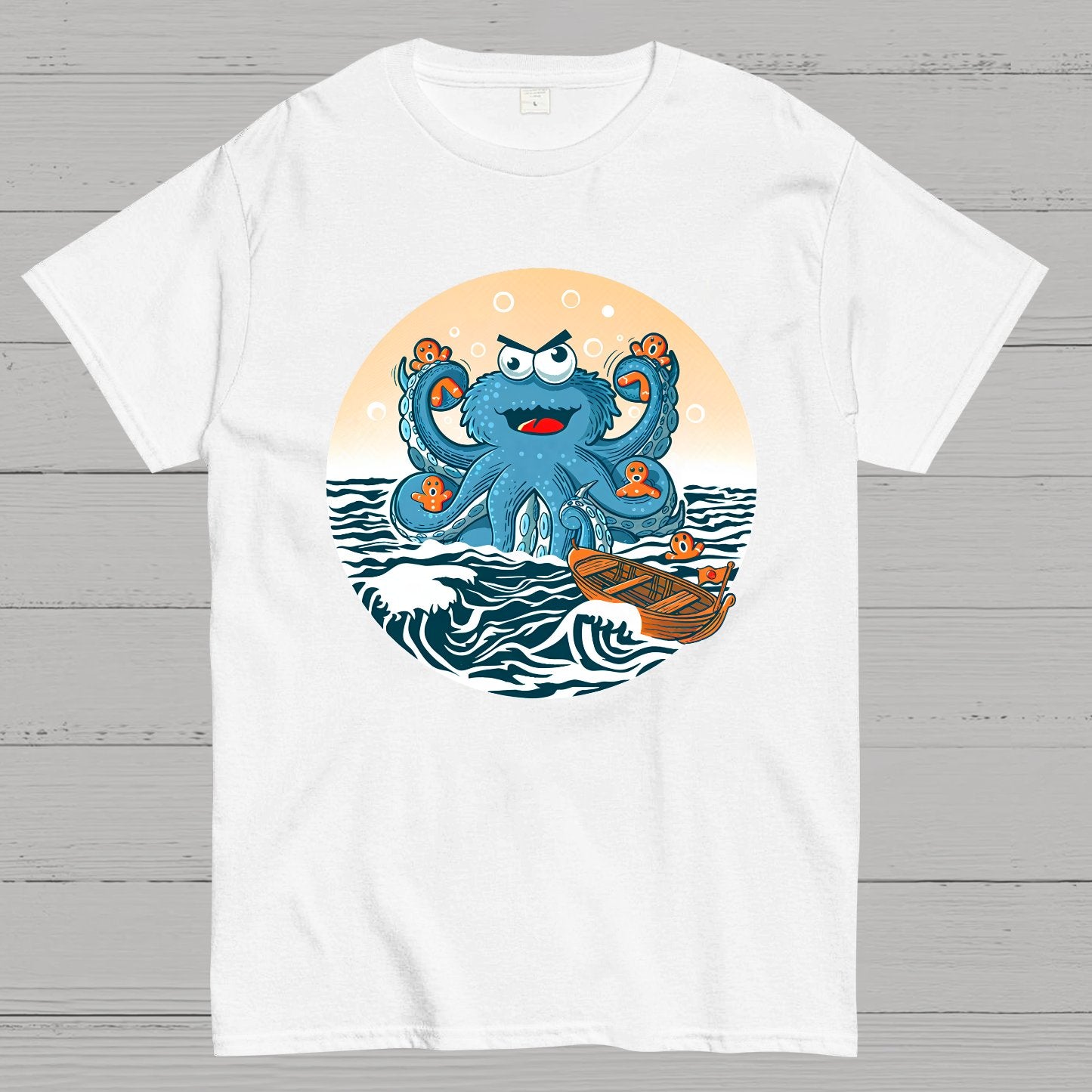 Cookie Kraken Attack Geek T-Shirt