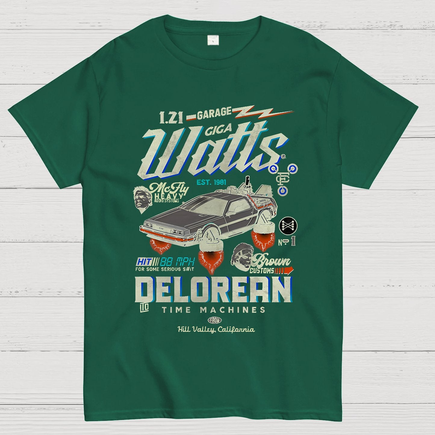Gigawatts Garage Remix Geek T-Shirt