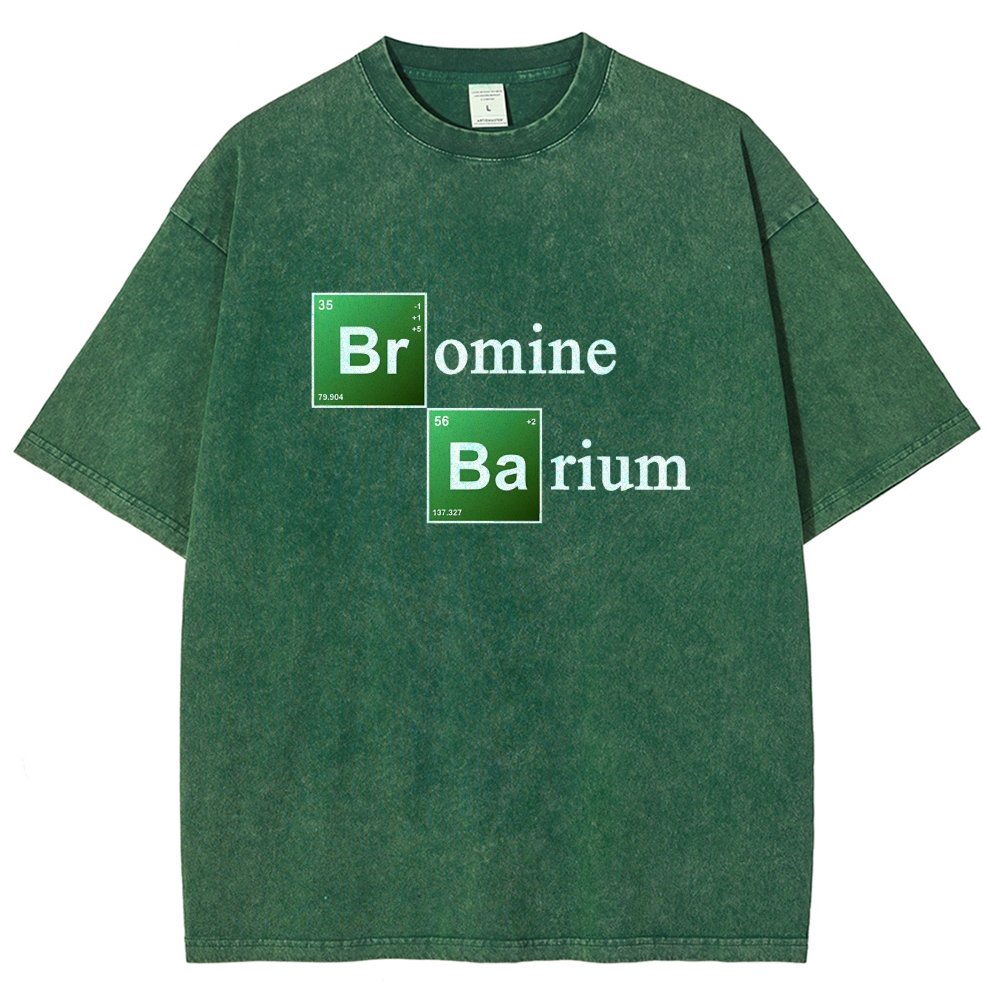 Chemical Adventure Bromine Barium Vintage Distressed T-shirt