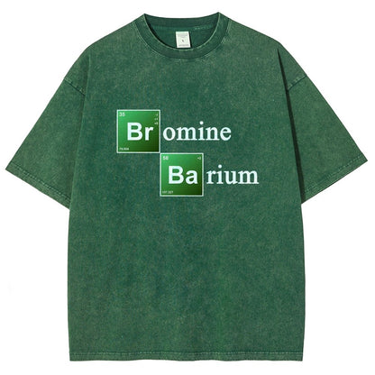 Chemical Adventure Bromine Barium Vintage Distressed T-shirt