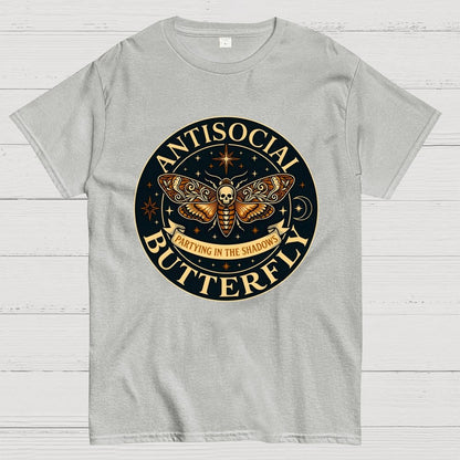 Antisocial Butterfly  Geek T-Shirt