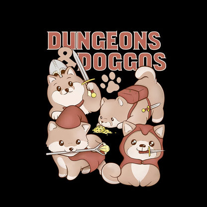 Dungeons And Doggos Nerdy T-Shirt