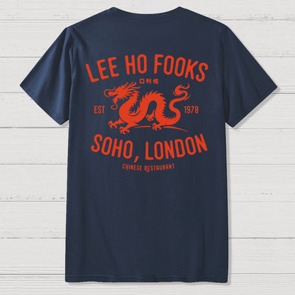 Lee Ho Fooks Vintage Resto Front And Back Printing Geek T-Shirt