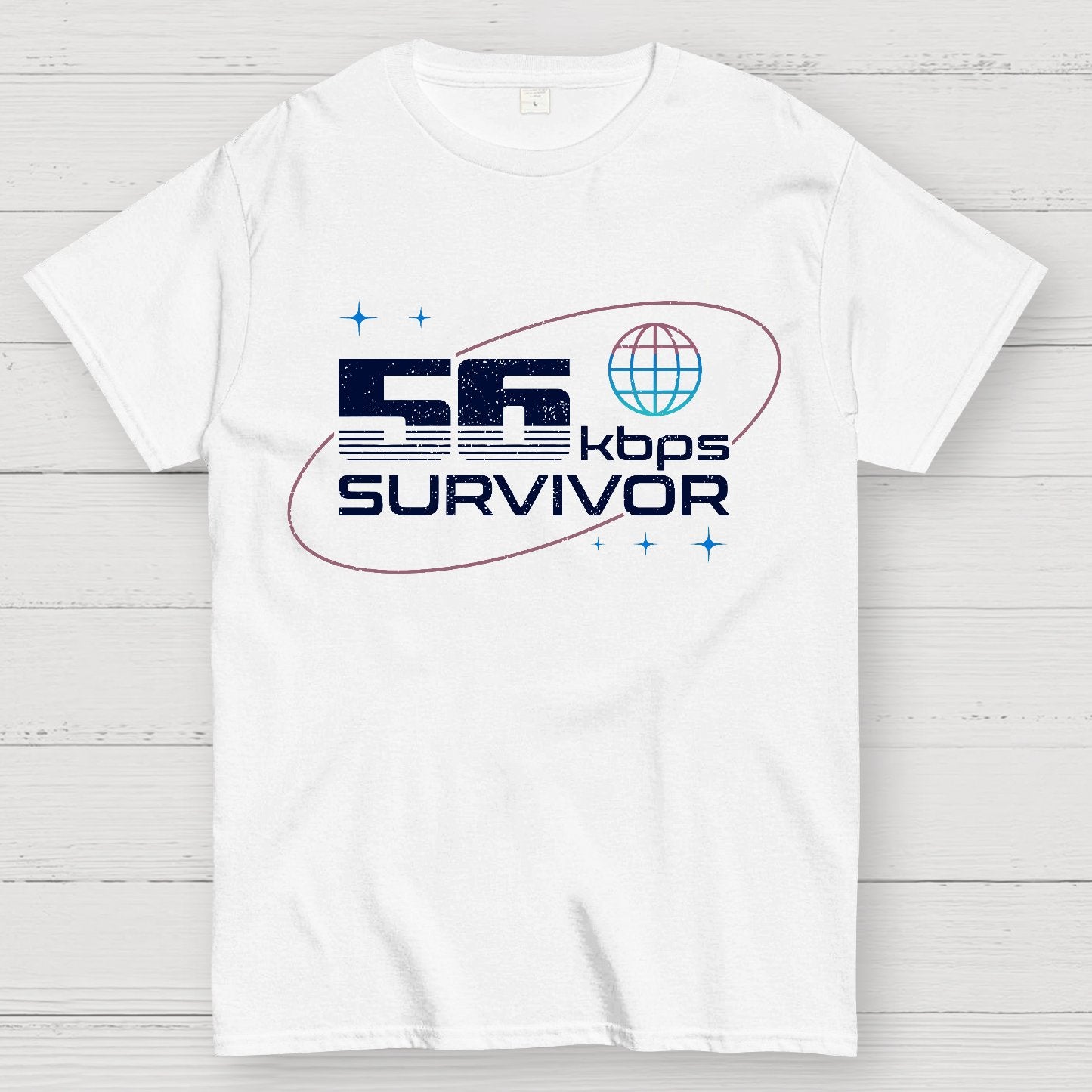 56 Kbps Survivo Buy Now Geek T-Shirt
