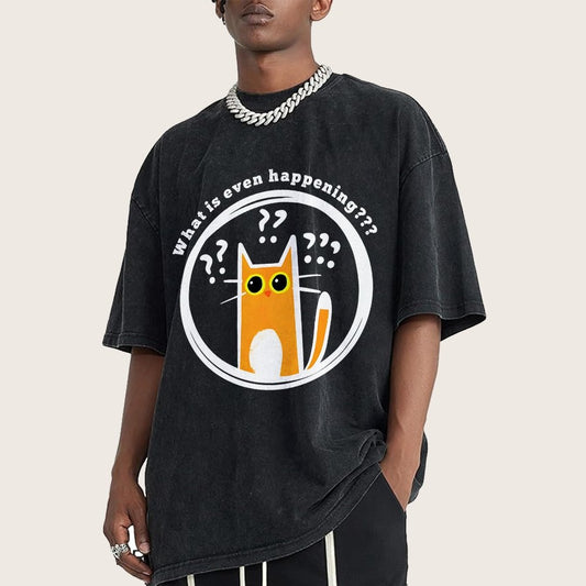 What is Even Happening Vintage Distressed T-shirt