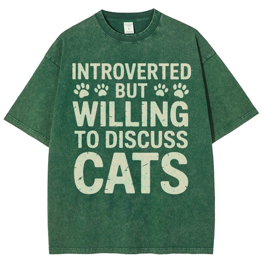 Introverted Vintage Distressed T-shirt