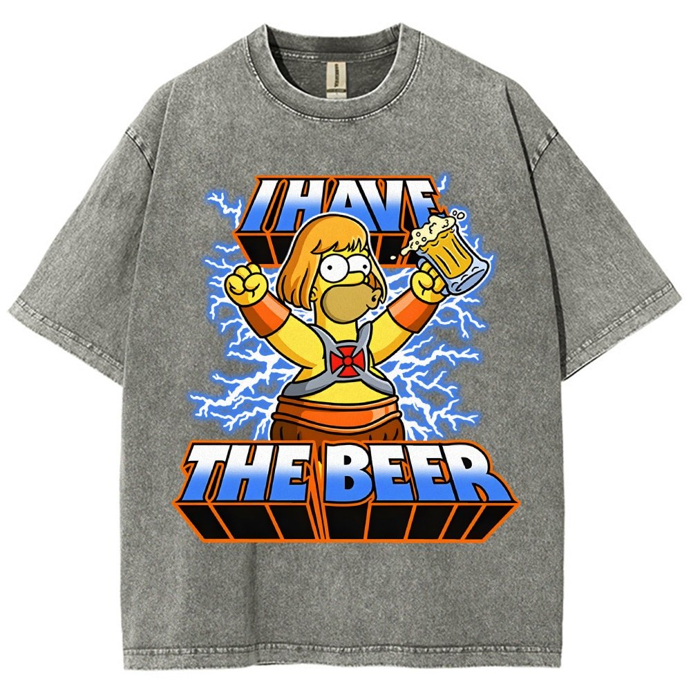 He-Beer Vintage Distressed T-shirt