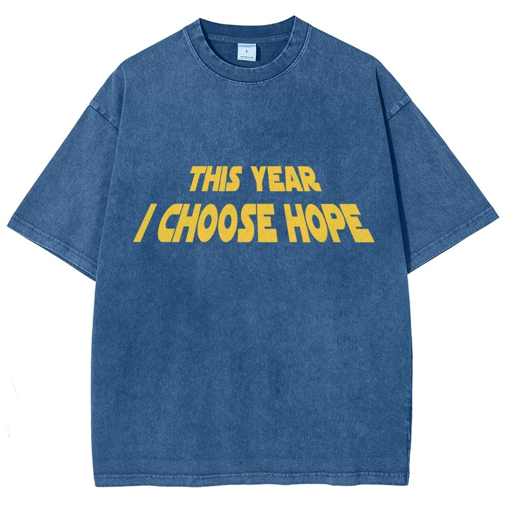 I Choose Hope  Vintage Distressed T-shirt