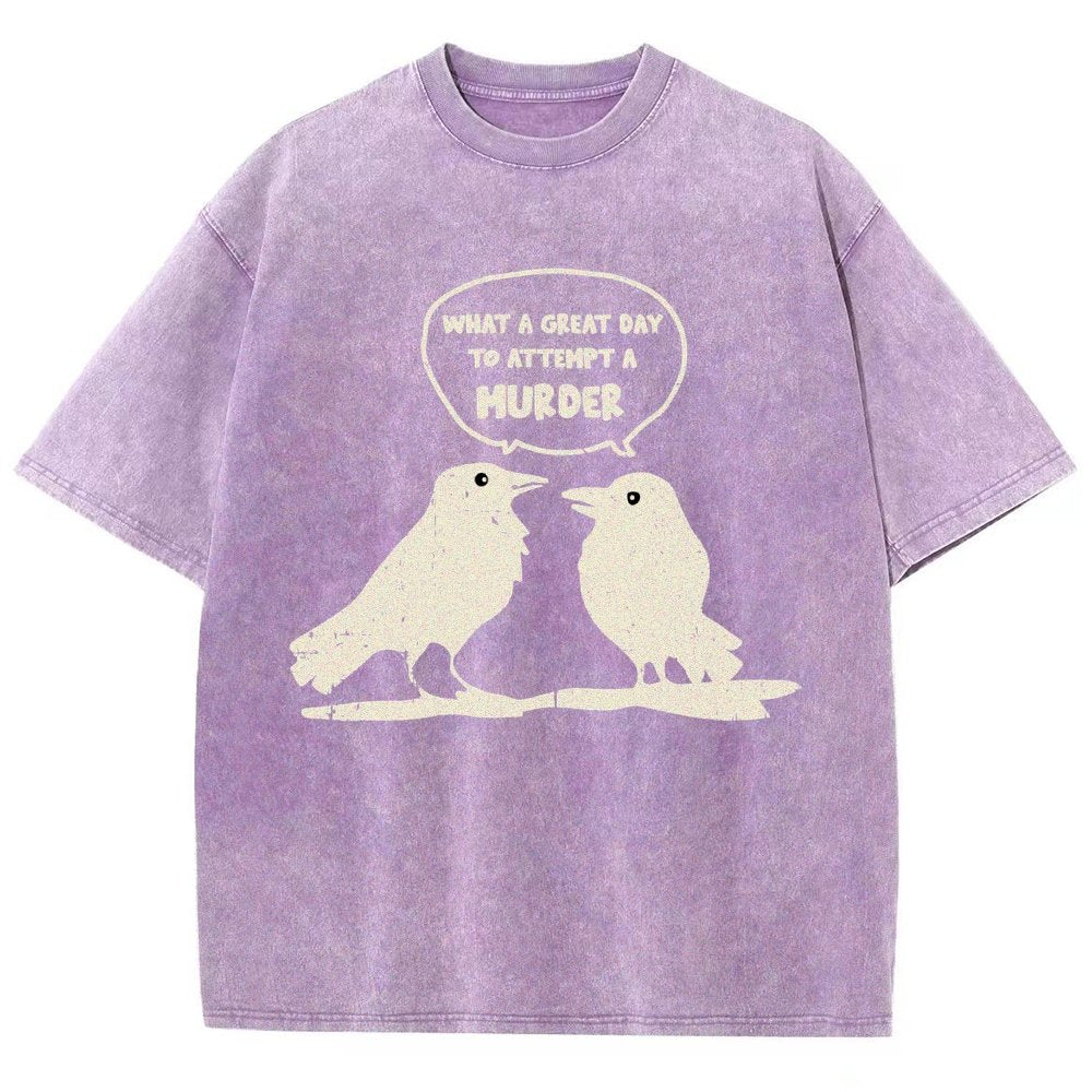 Attempted Murder Vintage Distressed T-shirt