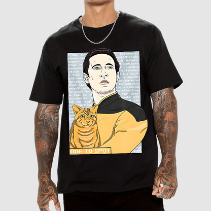 Date Ode To Spot Cat Geek T-Shirt