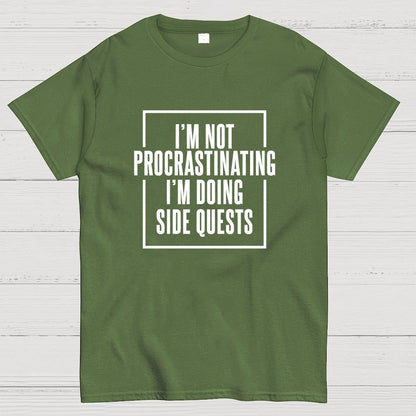 I'm Doing Side Quests Humor Gaming Geek T-Shirt