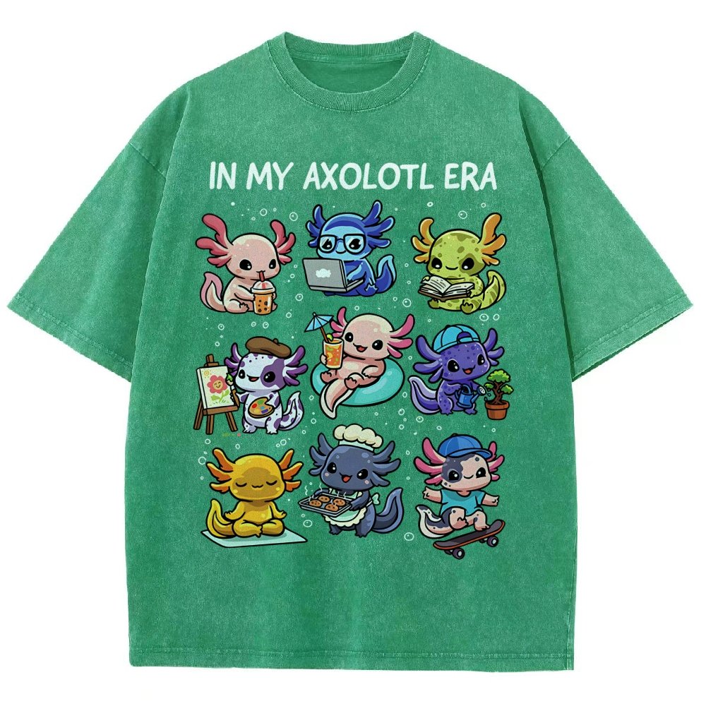 In My Axolotl Era Vintage Distressed T-shirt