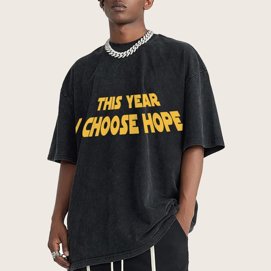 I Choose Hope  Vintage Distressed T-shirt
