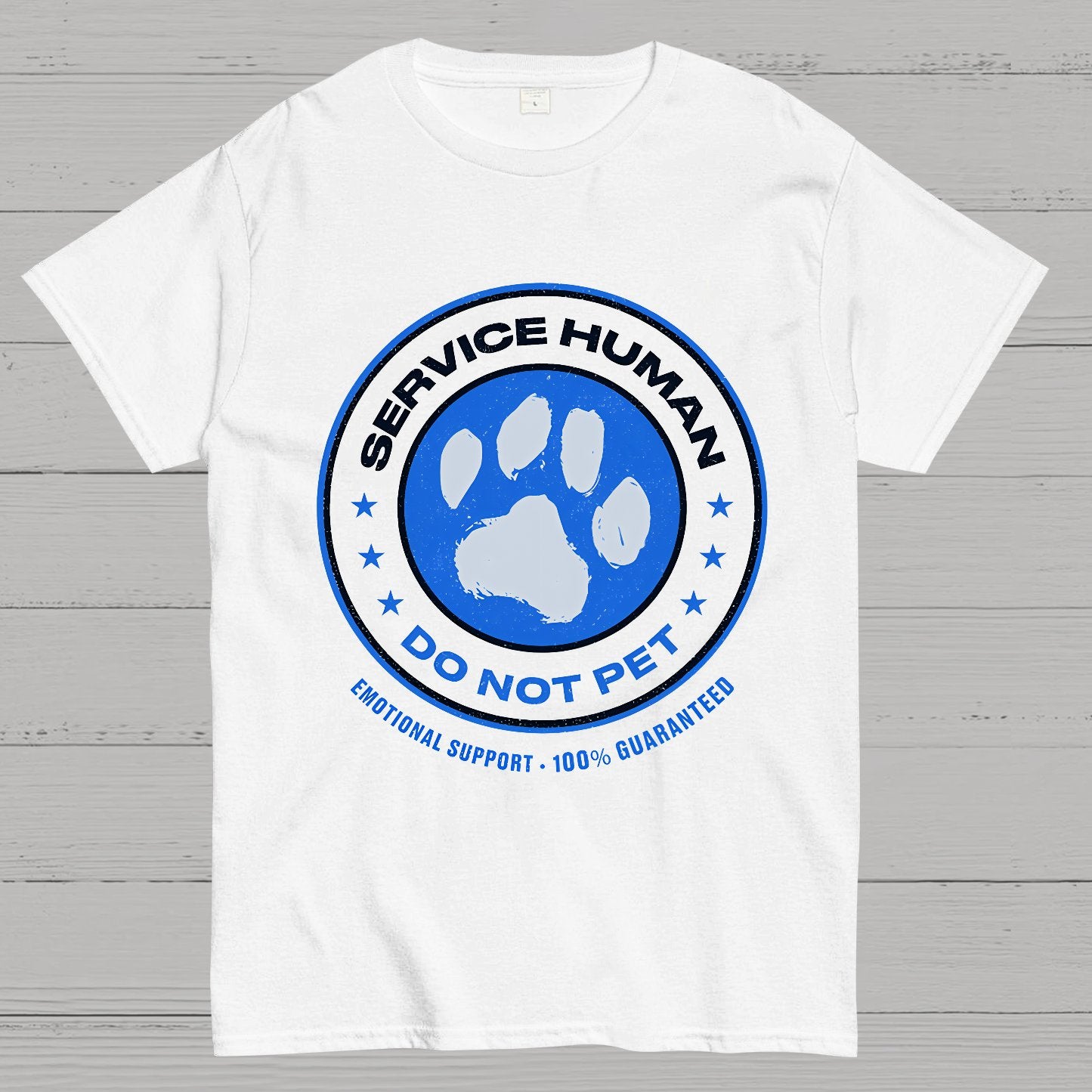 Service Human Do Not Pet Geek T-Shirt