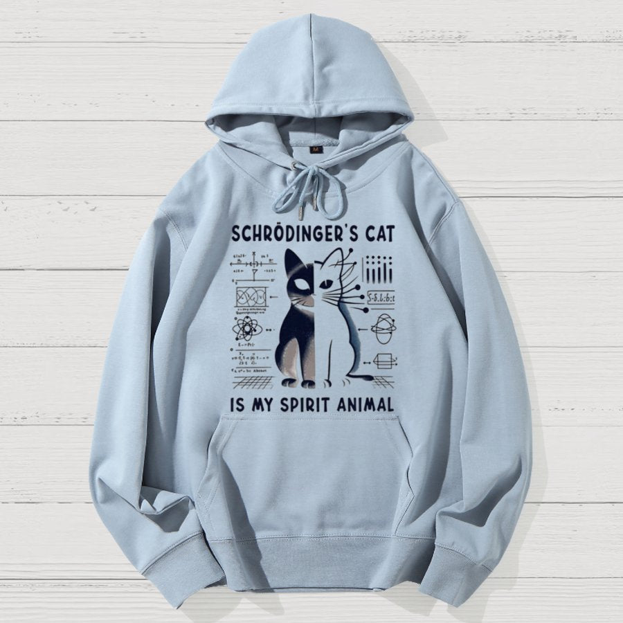 Schrodinger's Сat Science Geek Cotton Hoodie