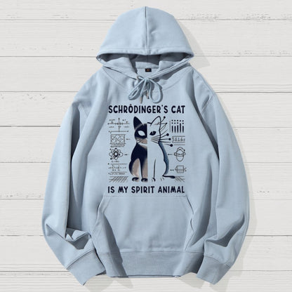 Schrodinger's Сat Science Geek Cotton Hoodie