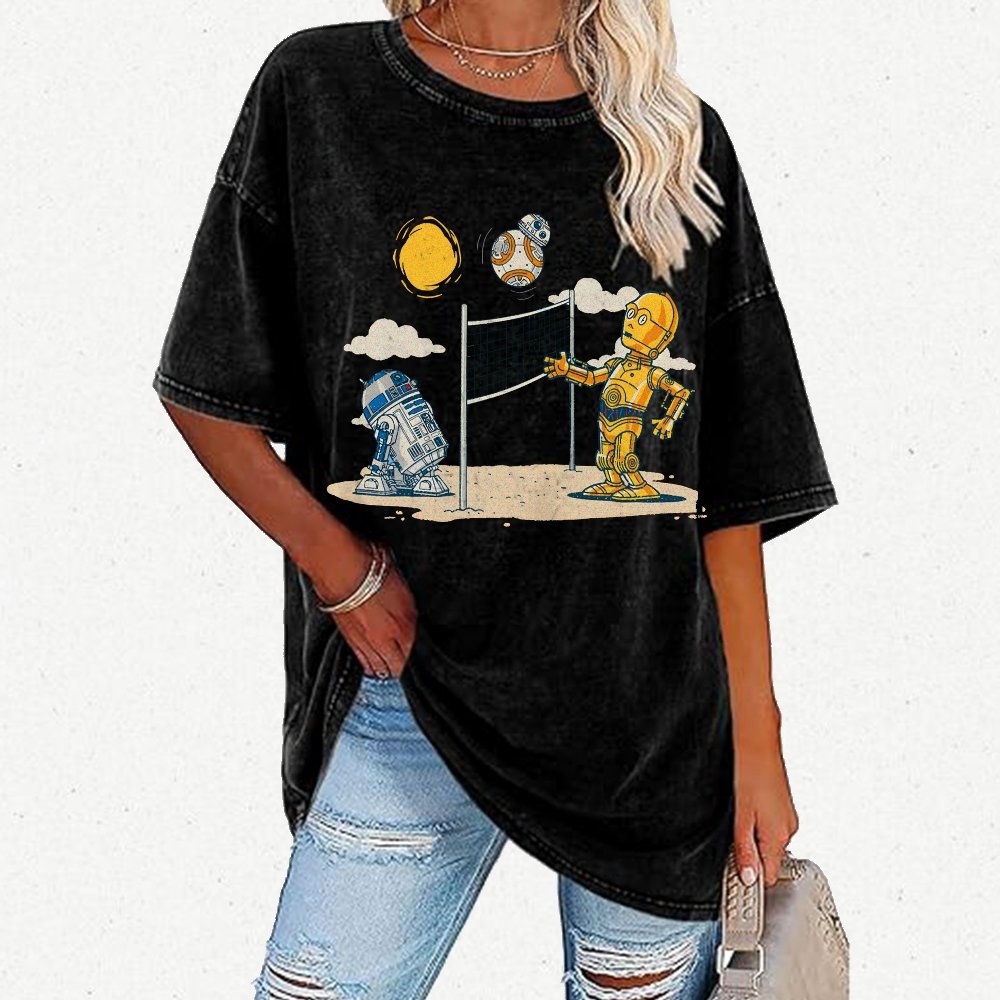 A New Serve Vintage Distressed T-shirt