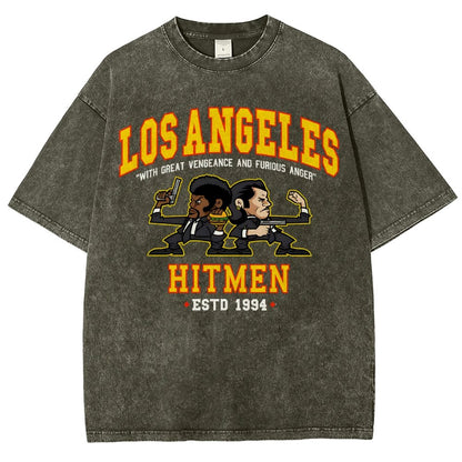 Los Angeles Hitmen Vintage Distressed T-shirt