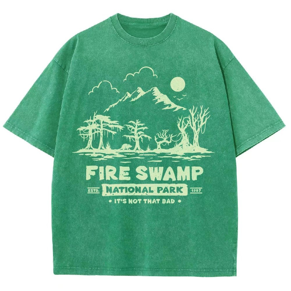 Flame Swamp National Park Vintage Distressed T-shirt