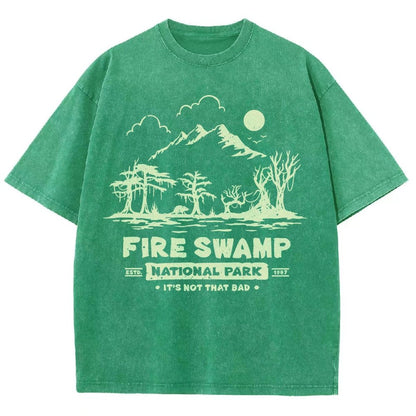 Flame Swamp National Park Vintage Distressed T-shirt