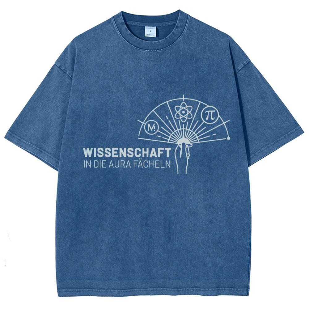 Wissenschaft in die Aura fächeln Vintage Distressed T-shirt
