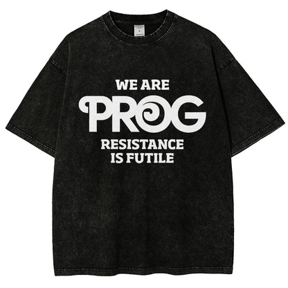 We Are Persistence Is Futile  Vintage Distressed T-shirt