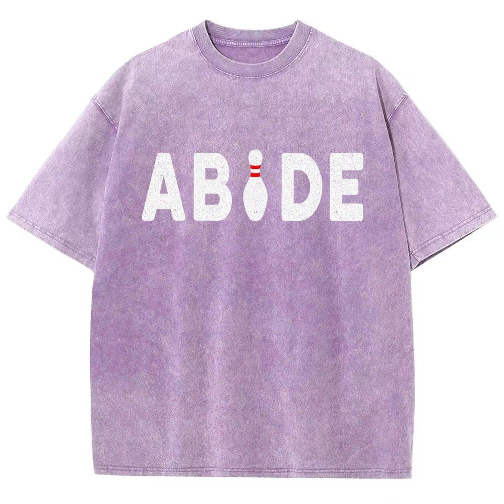 Bowling Abide Vintage Distressed T-shirt
