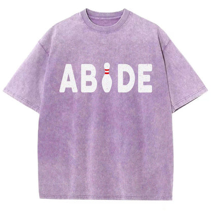 Bowling Abide Vintage Distressed T-shirt