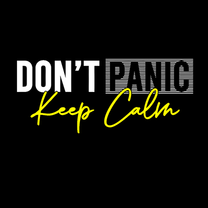 Don't Panic Keep Calm Geek T-Shirt