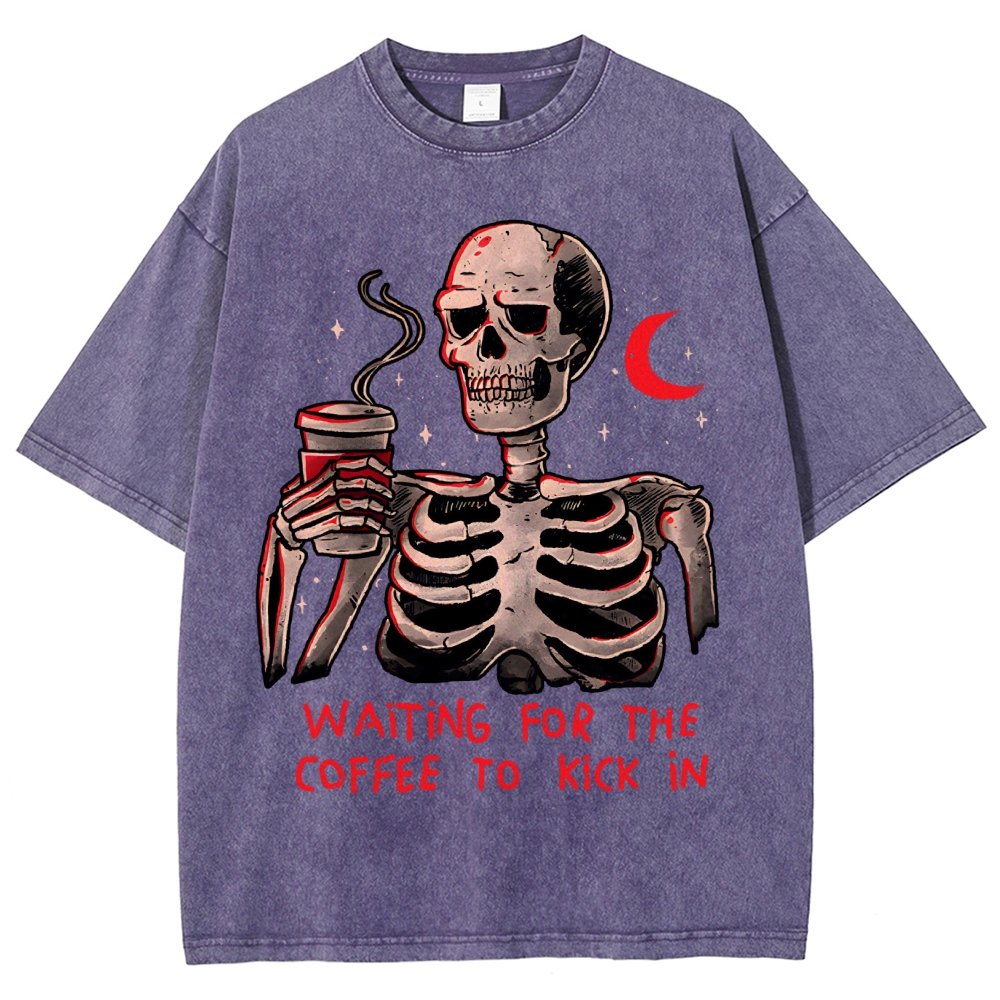 Coffee Keeps Me Alive Vintage Distressed T-shirt
