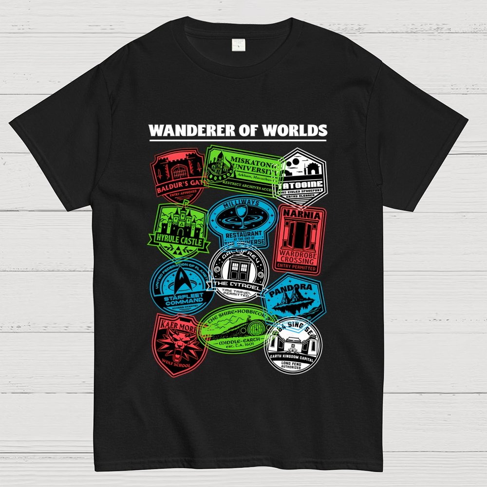 Geek Travel Stamp Geek T-Shirt