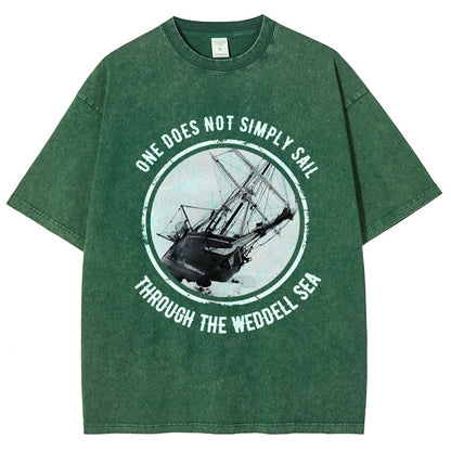 Shackleton Endurance Weddell Sea Vintage Distressed T-shirt