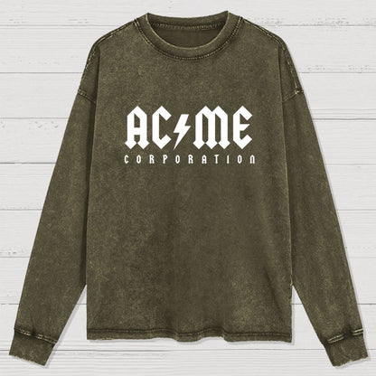 Ac-Me Corporation Washed Long Sleeve Tee