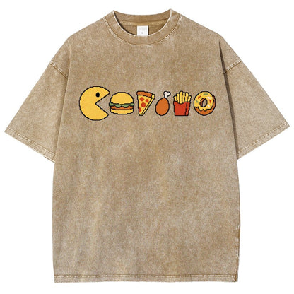 Snack-man Vintage Distressed T-shirt