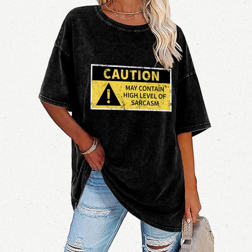 High Level Sarcasm Vintage Distressed T-shirt