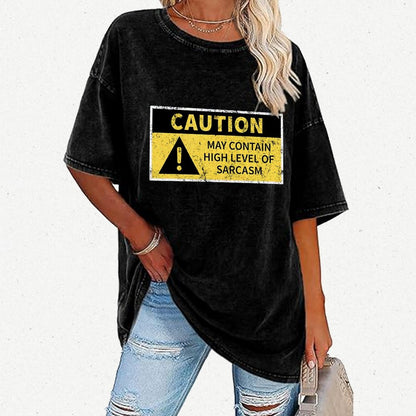 High Level Sarcasm Vintage Distressed T-shirt
