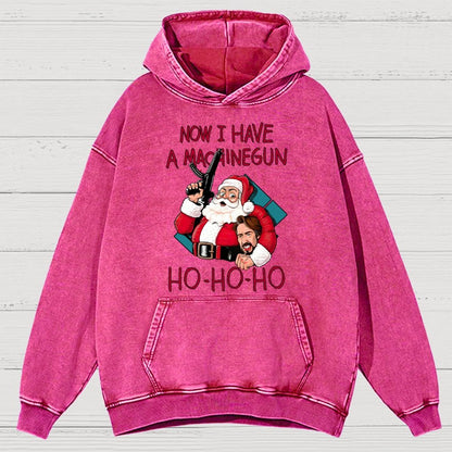 Ho-Ho-Ho Vintage Distressed Hoodie