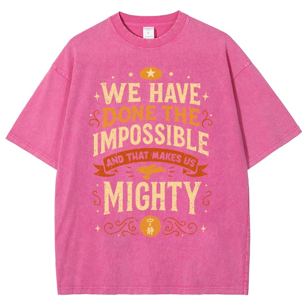 Mighty Heroes Vintage Distressed T-shirt