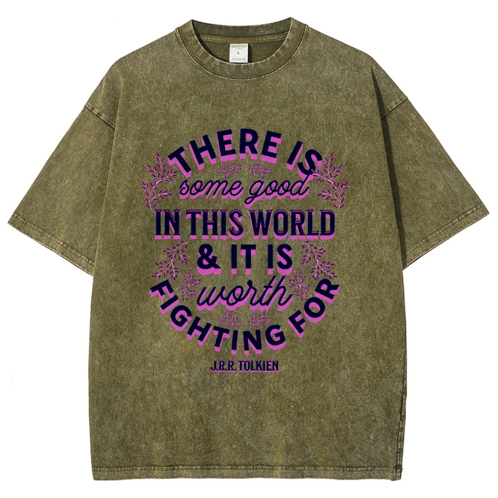 There is Some Good in This World Vintage Distressed T-shirt