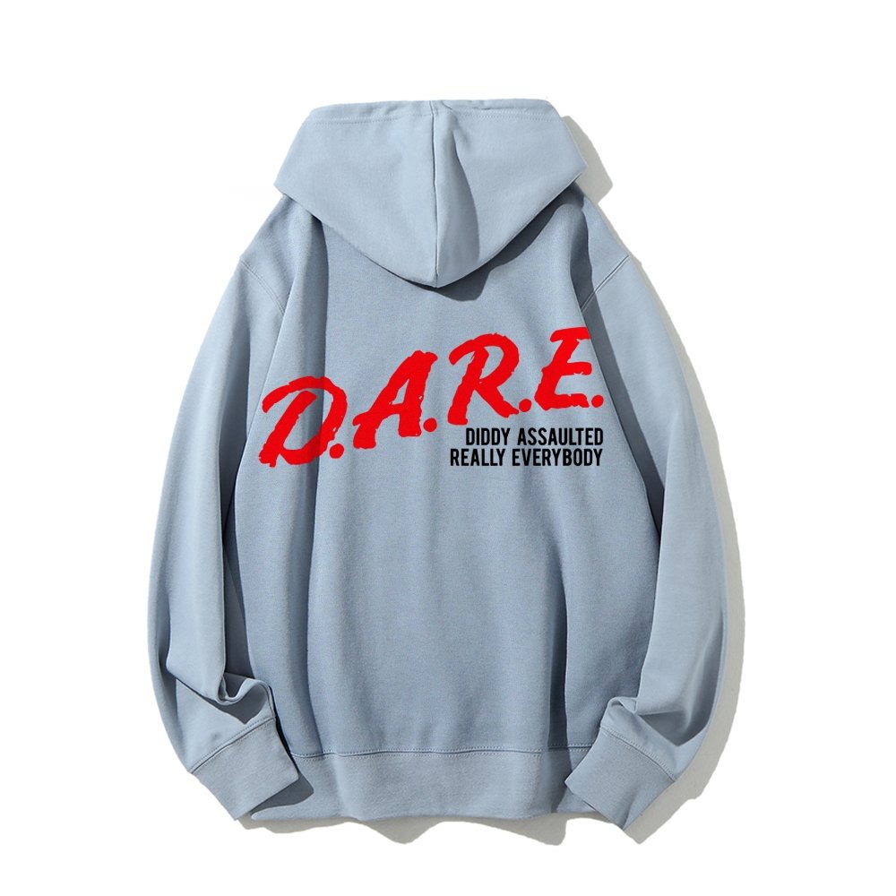 NO DIDDY Printed Back Unisex Cotton Hoodie