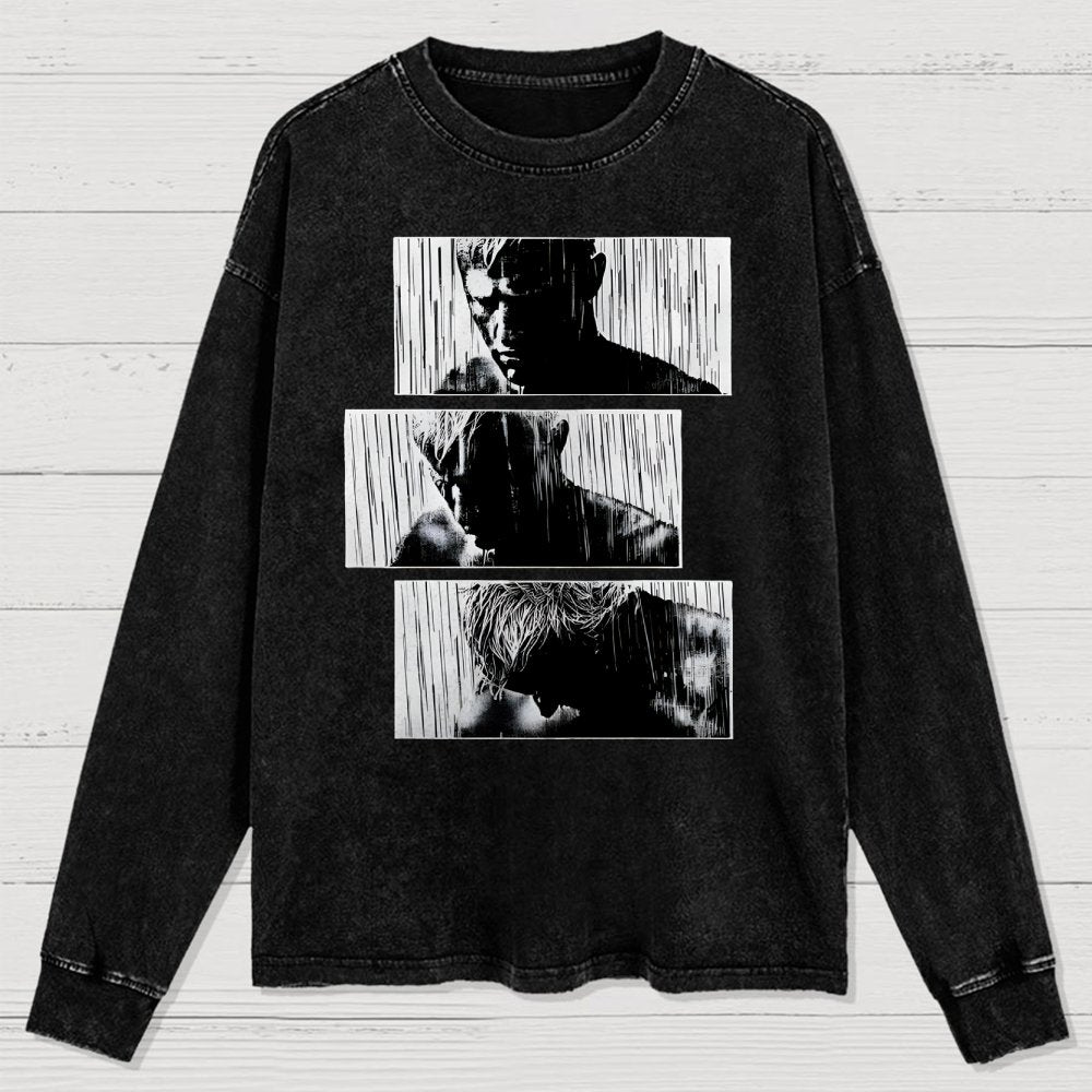 Tears In Rain Washed Long Sleeve Tee