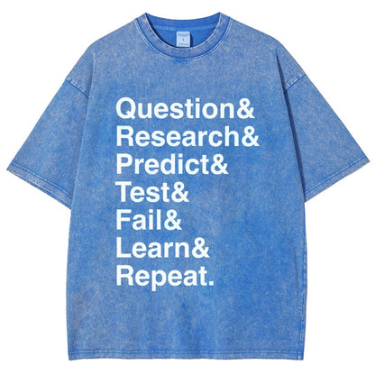 Scientific Method Vintage Distressed T-shirt