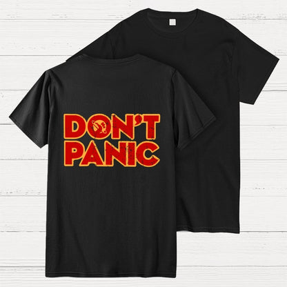 Dont Panic  Back Printing Geek T-Shirt