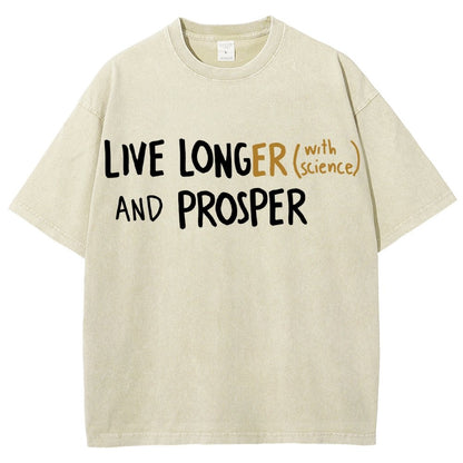 Live long and prosper Vintage Distressed T-shirt