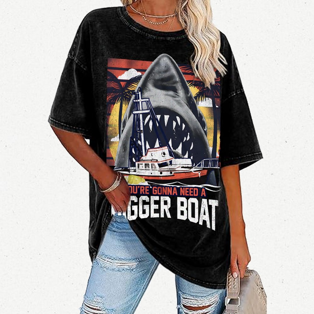 You’Re Gonna Need A Bigger Boat Vintage Distressed T-shirt