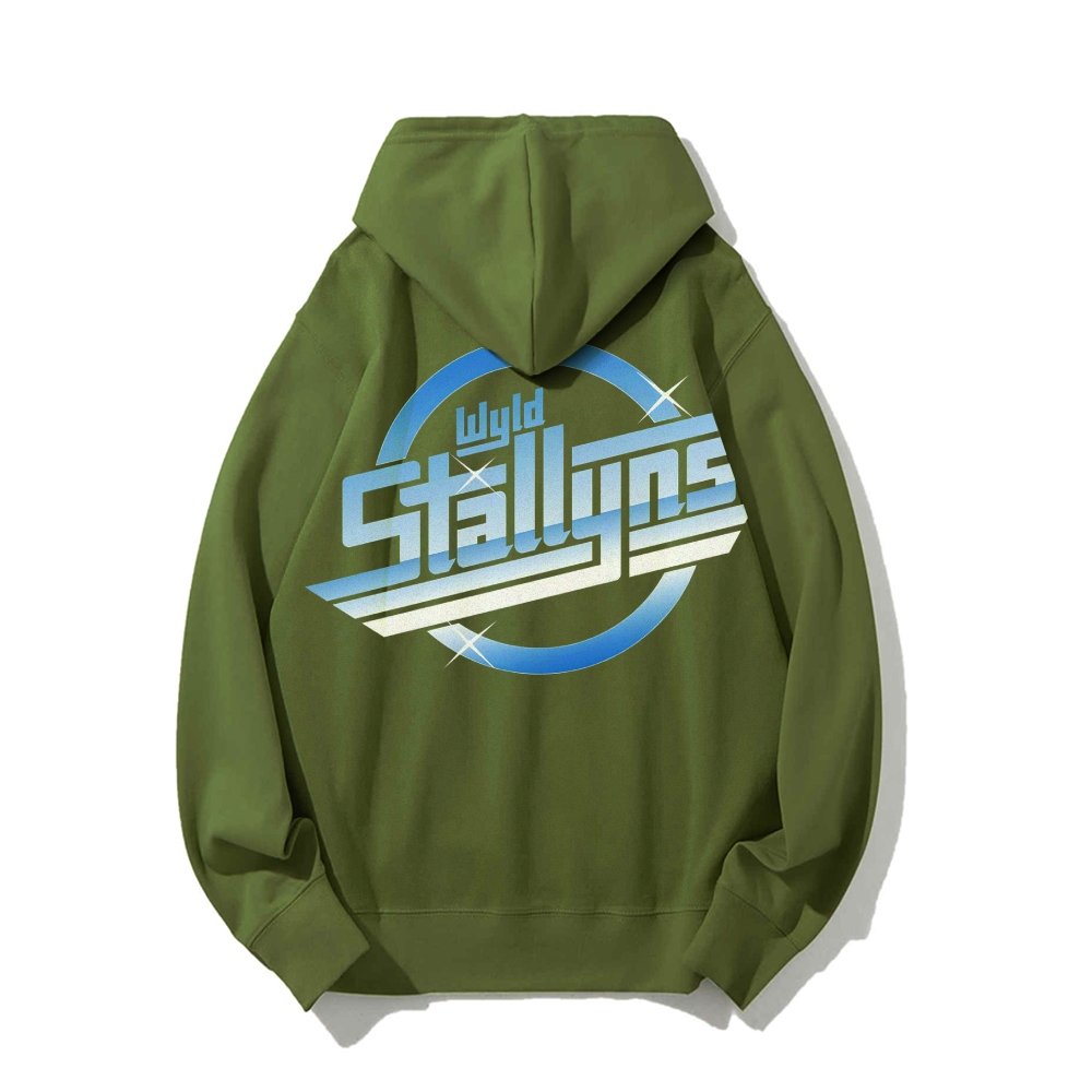 Wyld Stroke Printed Back Unisex Cotton Hoodie