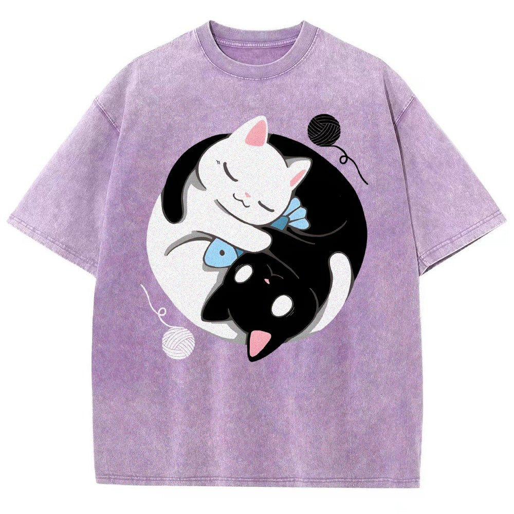 Balance Kittens Vintage Distressed T-shirt