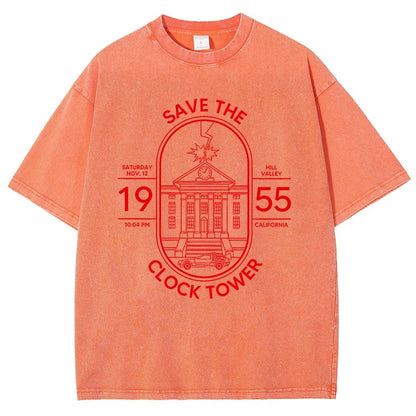 Save the Time Marker Vintage Distressed T-shirt
