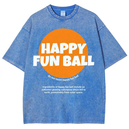 Happy Fun Ball Vintage Distressed T-shirt